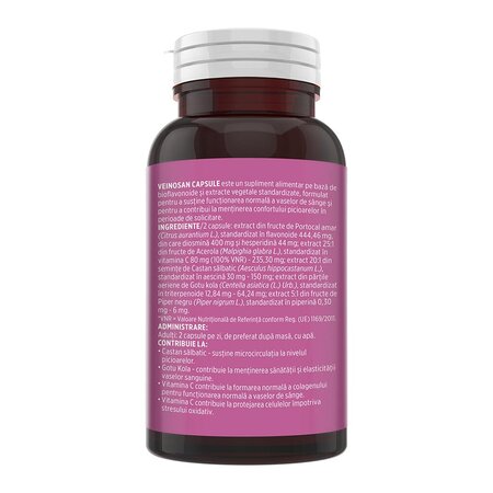 Veinosan, 60 capsule, Faunus 714917