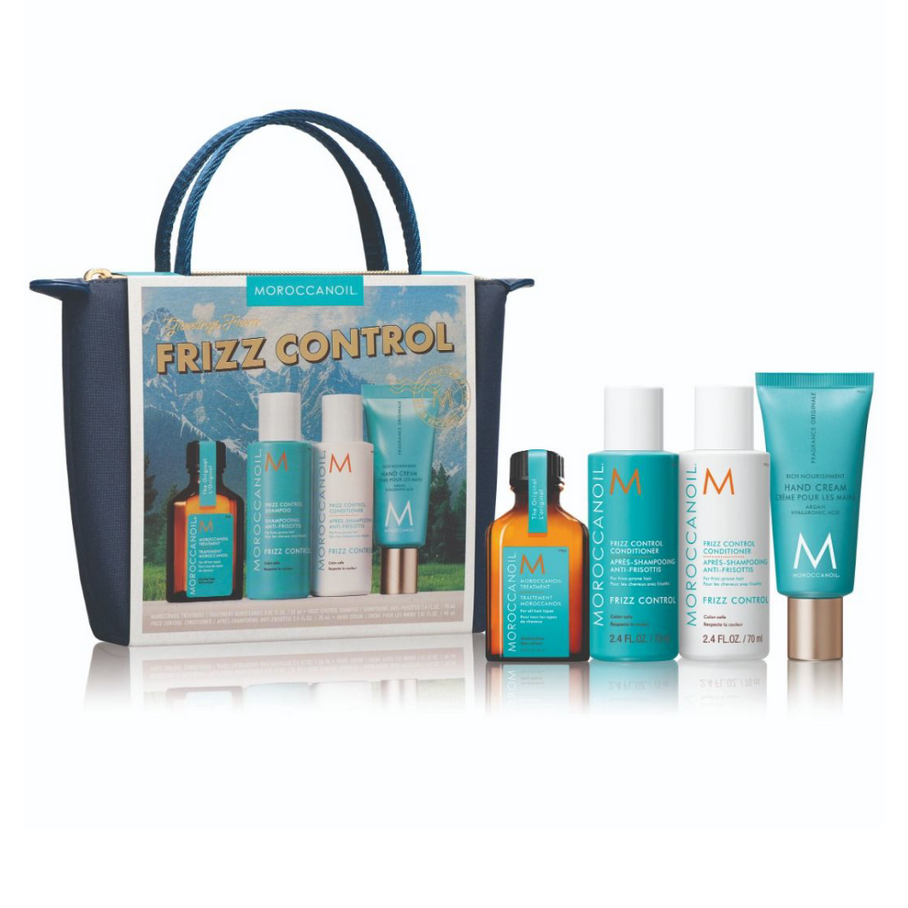 Set de par Frizz Control Travel, 2x70ml + 25ml + 40ml, Moroccanoil