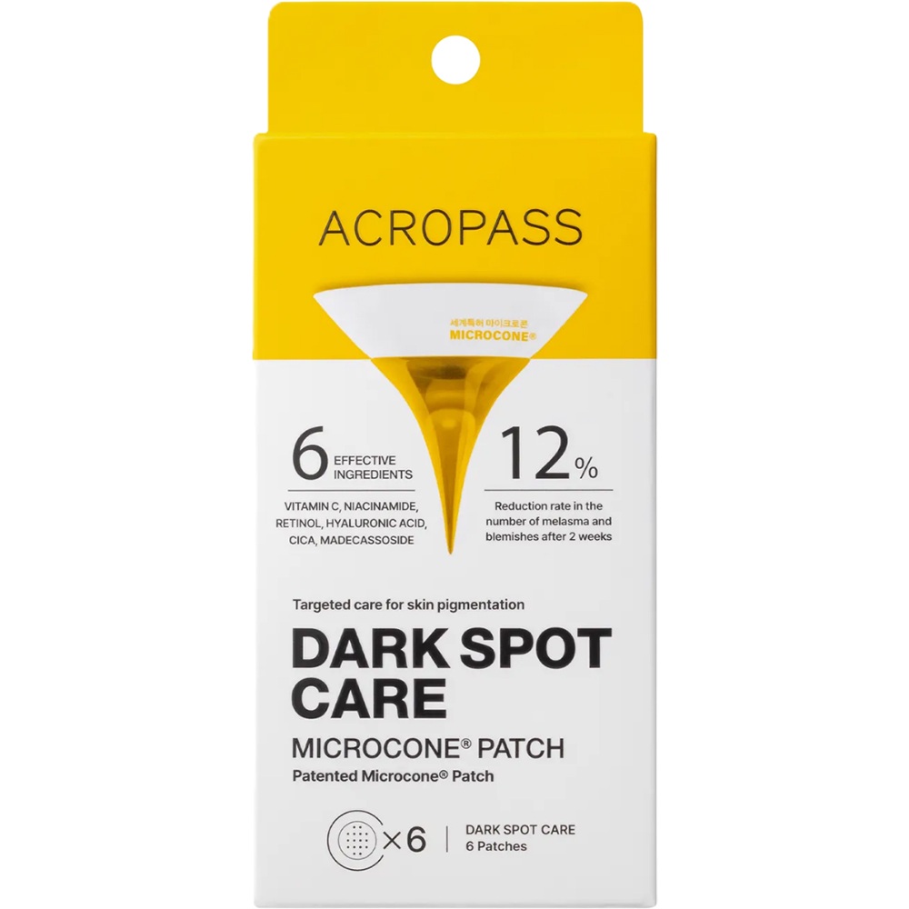 Plasturi cu niacinamida si vitamina C pentru reducerea hiperpigmentarii Dark Spot Care, 6 bucati, Acropass