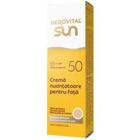 Crema nuantatoare pentru fata cu SPF 50 Sun, 50 ml, Gerovital