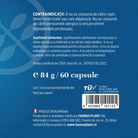 Omega 3, 1000 mg, 60 capsule, Faunus 714991