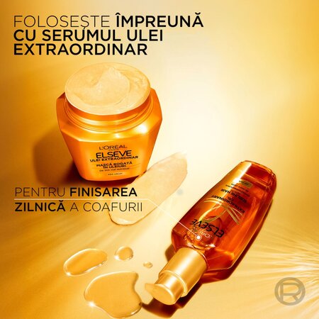 Masca nutritiva pentru par uscat Ulei Extraordinar, 300 ml, Elseve 715020