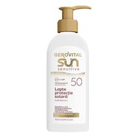 Lapte de corp cu protectie solara SPF 50 Sun Sensitive, 200 ml, Gerovital