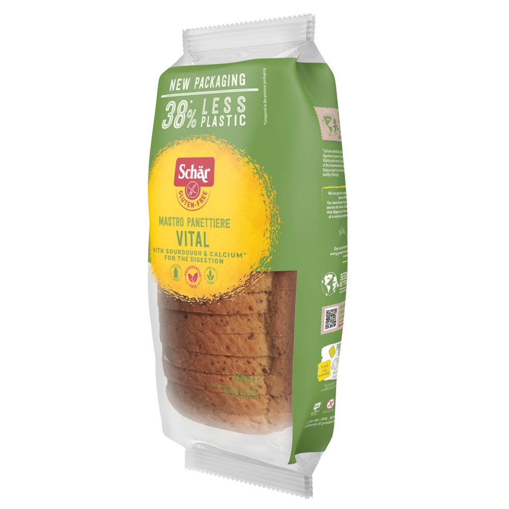 Paine cu cereale fara gluten Vital Mastro Pannettiere, 350 g, Schar