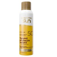 Spuma de corp cu protectie solara SPF 50 Sun, 150 ml, Gerovital