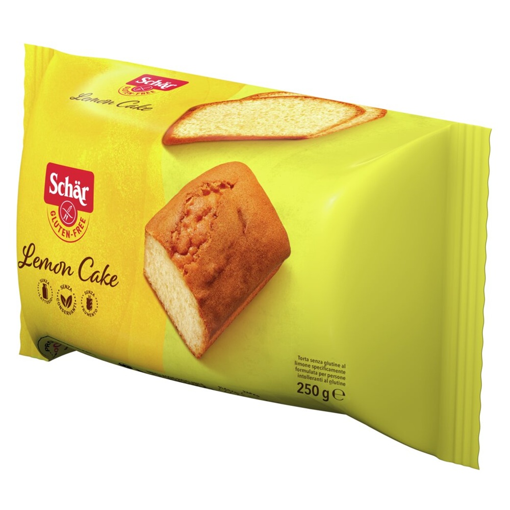 Chec fara gluten cu aroma de lamaie Lemon Cake, 250 g, Schar