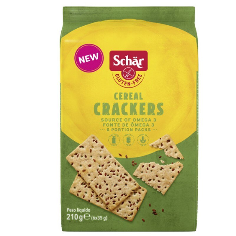 Crackers cu seminte fara gluten, 210 g, Schar