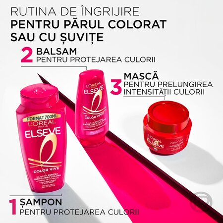 Sampon pentru protejarea culorii Color Vive, 700 ml, Elseve 715128