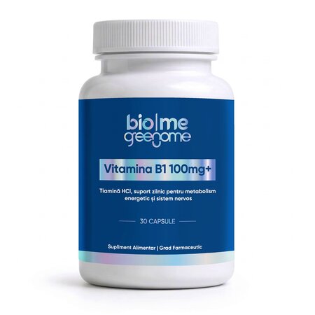 Vitamina B1, 100 mg+, 30 capsule, Biome