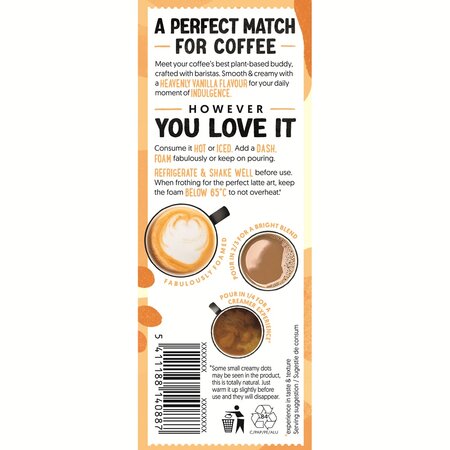 Bautura vegetala cu aroma de vanilie Barista, 750 ml, Alpro 715179