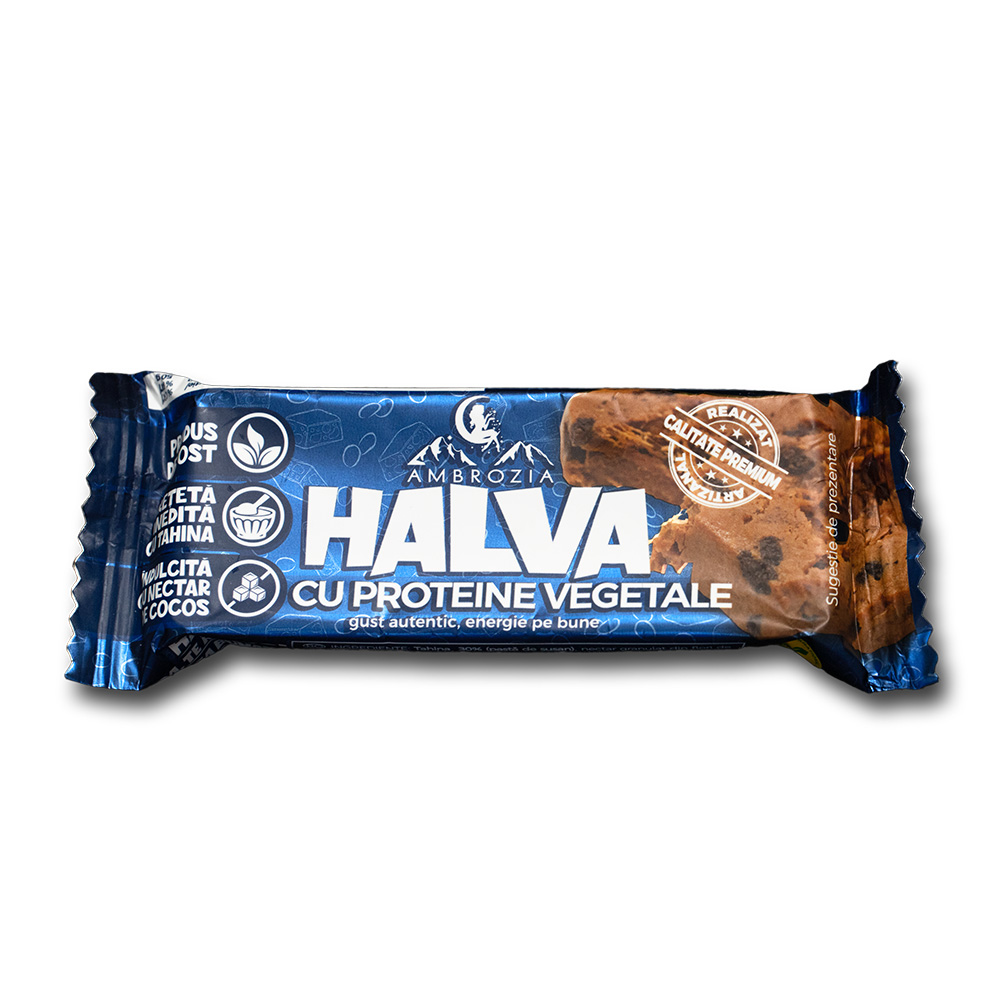 Halva cu proteine vegetale, 50 g, Hiper Ambrozia
