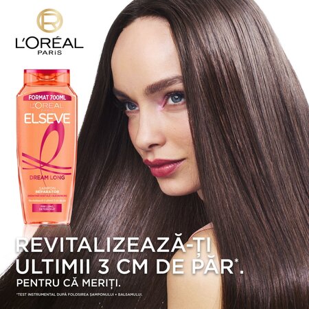 Sampon reparator pentru par lung si deteriorat Dream Long, 700 ml, Elseve 715195