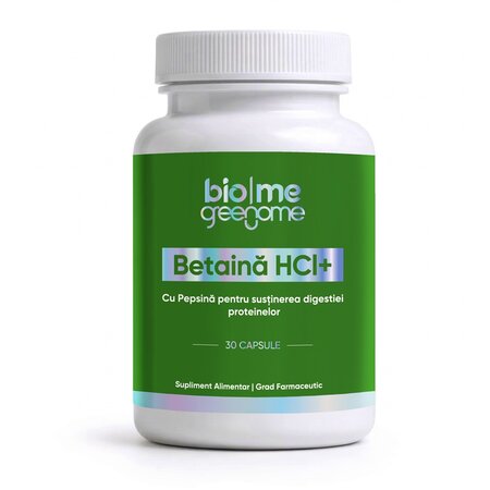 Betaina HCI+, 30 capsule, Biome