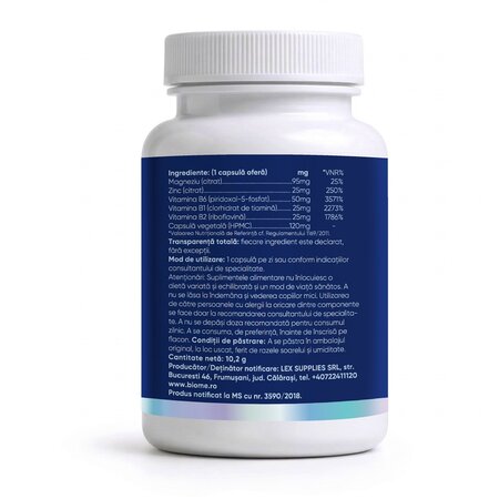 Vitamina B6 Complex+, 30 capsule, Biome 727394