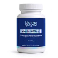 Vitamina B6, 100mg+, 30 capsule, Biome