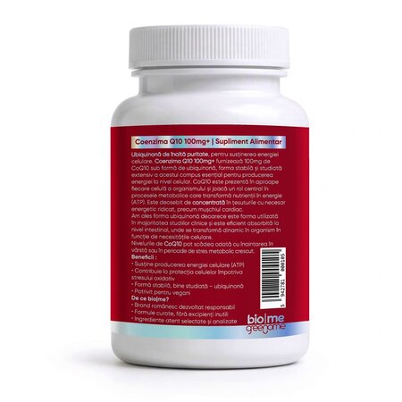 Coenzima Q10, 100mg+, 30 capsule, Biome 727451
