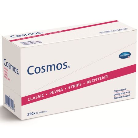 Plasturi textili Strips Classic, 6cm x 2cm, 250 bucati, Hartmann