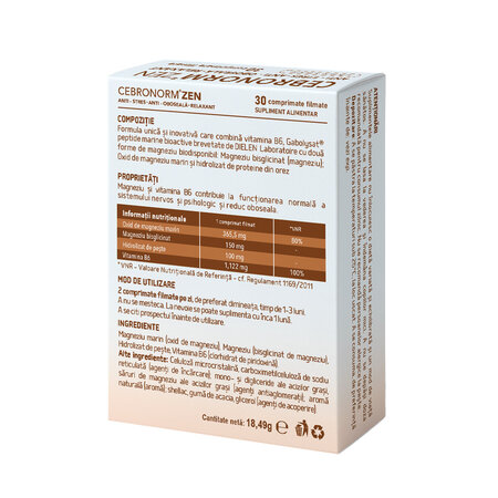 Cebronorm Zen, 30 comprimate, Adya 716115