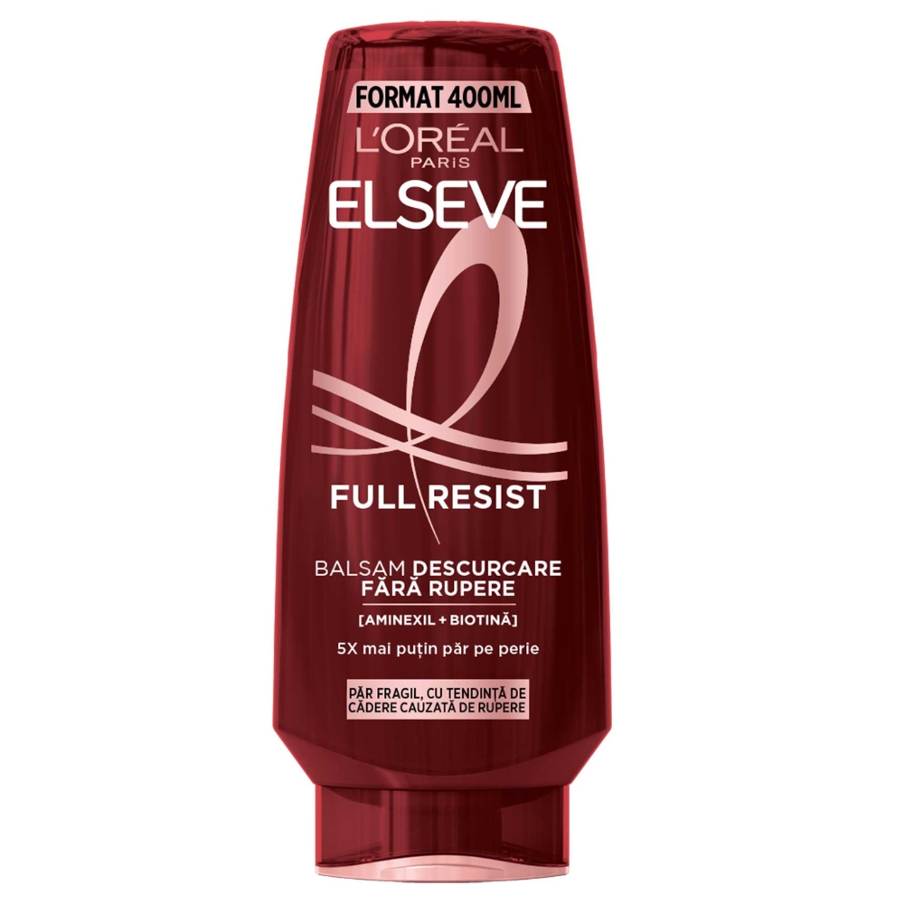 Balsam pentru par fragil cu tendinta de cadere cauzata de rupere Full Resist, 400 ml, Elseve