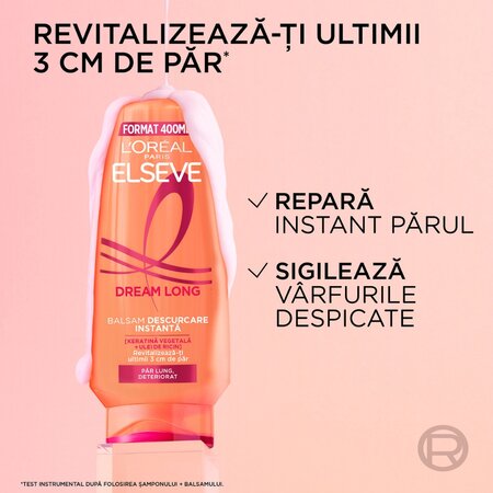 Balsam pentru par lung si deteriorat Dream Long, 400 ml, Elseve 715309