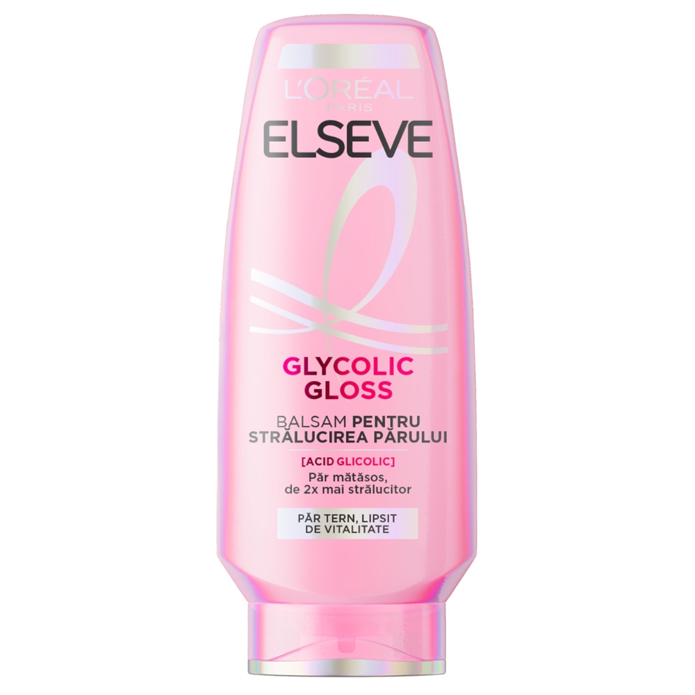 Balsam pentru stralucirea parului Glycolic Gloss, 400 ml, Elseve