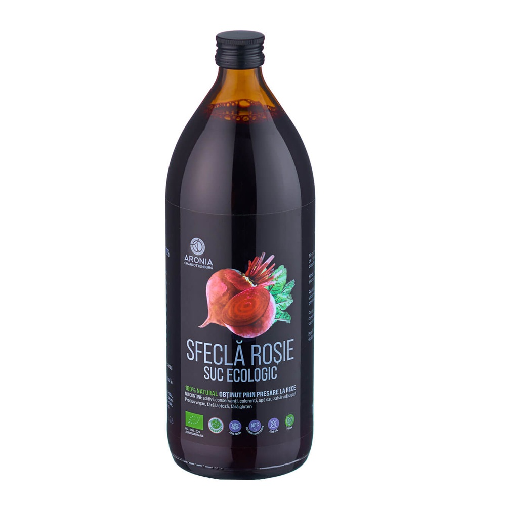 Suc ecologic de Sfecla rosie, 1000 ml, Aronia Charlottenburg