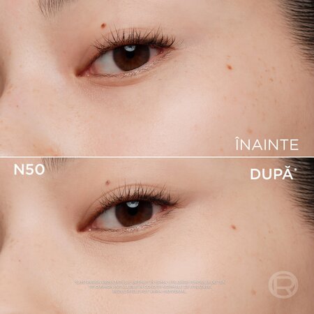 Fond de ten tip cushion rezistent la transfer Nuanta N50 Subton Neutru Infaillible Fresh Wear, 11 g, LOreal 715412