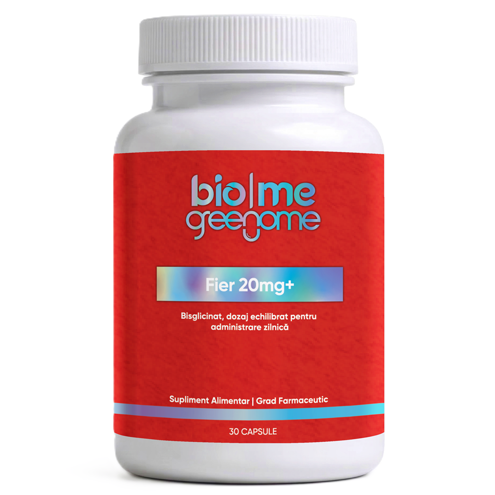 Fier Bisglicinat, 20mg+, 30 capsule, Biome