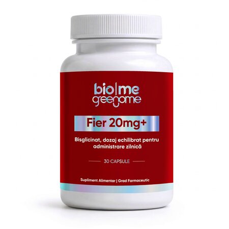 Fier Bisglicinat, 20mg+, 30 capsule, Biome