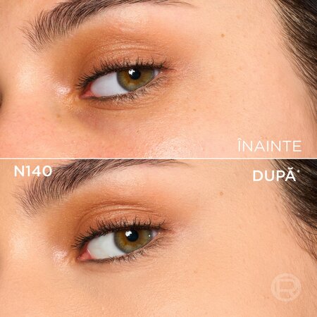 Fond de ten tip cushion rezistent la transfer Nuanta N140 Subton Neutru Infaillible Fresh Wear, 11 g, LOreal 715437