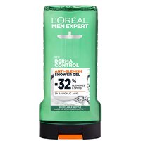 Gel de dus anti-imperfectiuni pentru barbati Men Expert Derma Control, 300 ml, LOreal