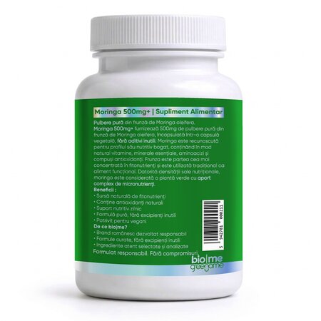 Moringa, 500mg+, 30 capsule, Biome 731207