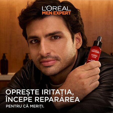 Serum pentru barba si dupa ras Men Expert Barber Club, 30 ml, LOreal 715530