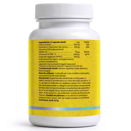Vitamina D3 Avansata, 3000UI+, 30 capsule, Biome 715554