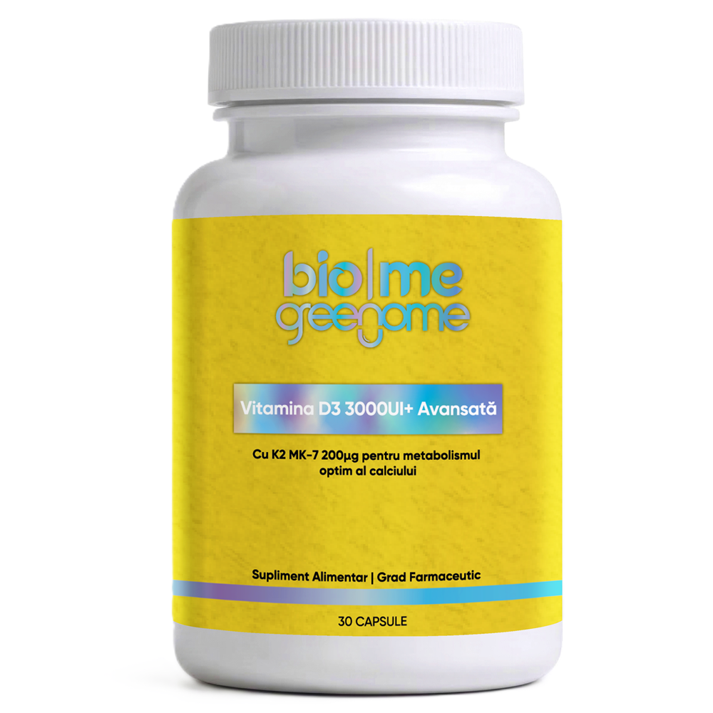 Vitamina D3 Avansata, 3000UI+, 30 capsule, Biome