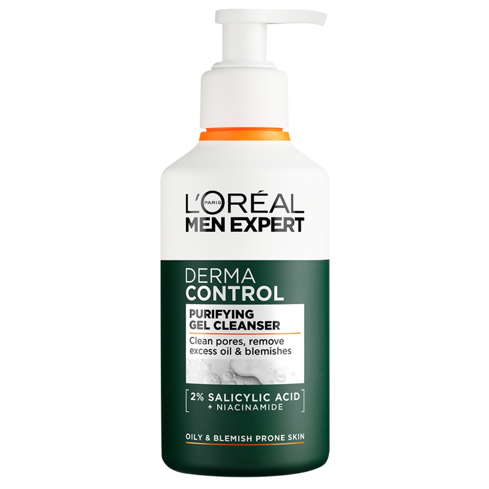 Gel de curatare pentru ten gras Men Expert Derma Control, 260 ml, LOreal