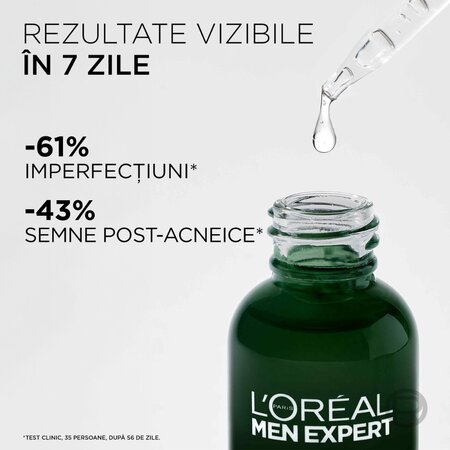 Serum anti-imperfectiuni pentru barbati Men Expert Derma Control, 30 ml, LOreal 715590