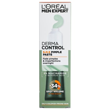 Crema pasta pentru imperfectiuni Men Expert Derma Control SOS, 45 ml, LOreal 715604