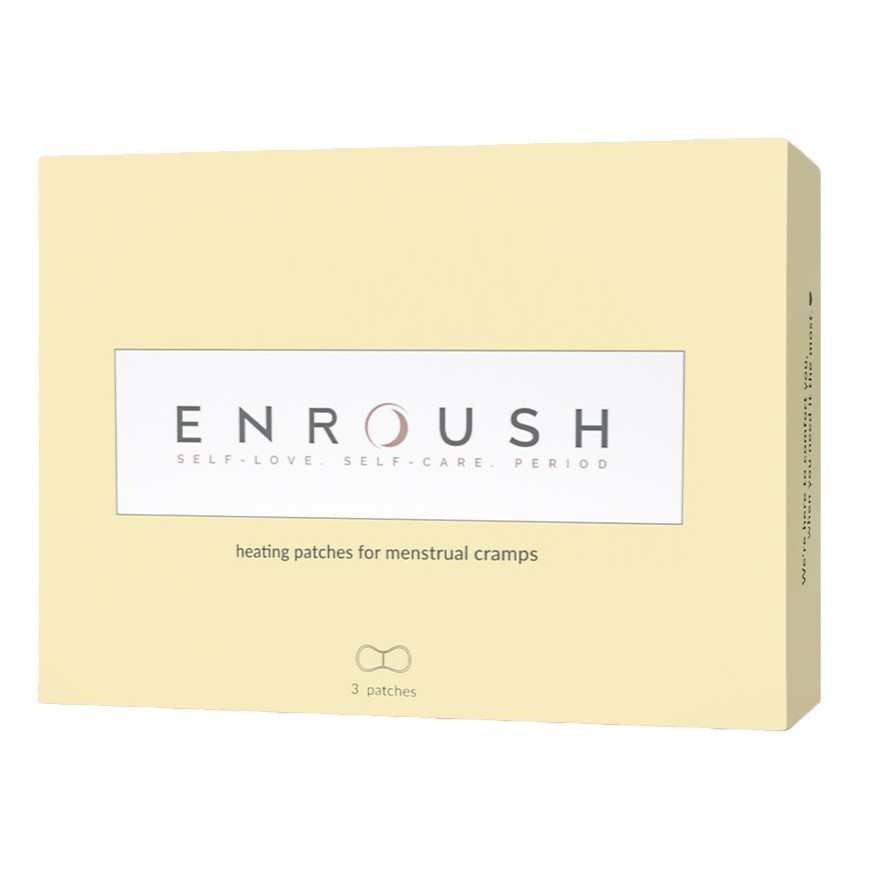 Plasturi termici menstruali, 3 bucati, Enroush