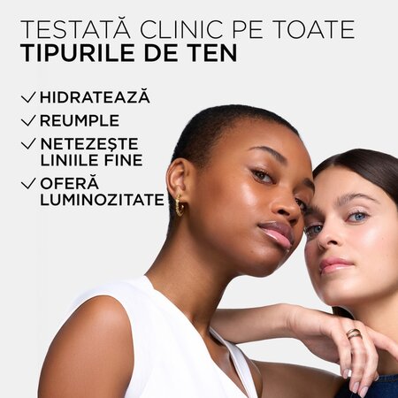 Crema iluminatoare hidratanta Revitalift Filler Glass Skin, 50 ml, LOreal 715664