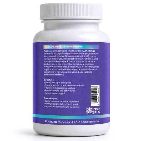 Paba, 300mg+, 30 capsule, Biome 715667