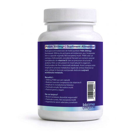 Paba, 300mg+, 30 capsule, Biome 727906