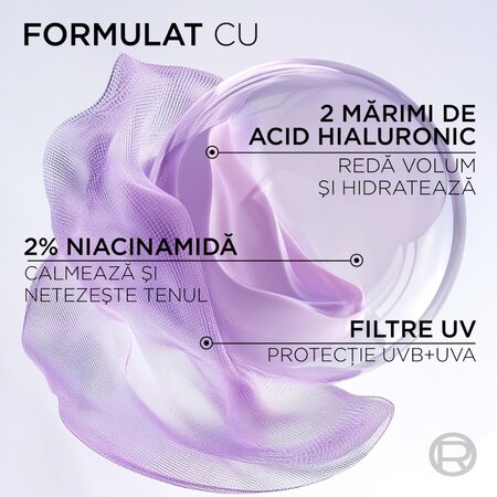 Fluid redensificator hidratant cu factor de protectie solara SPF 30 Revitalift Filler Aqua, 40 ml, LOreal 715675