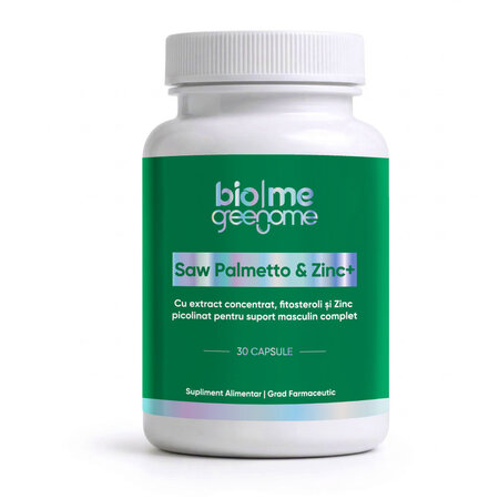 Saw Palmetto si Zinc+, 30 capsule, Biome