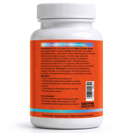 Beta-Caroten, 15mg+, 30 capsule, Biome 715709