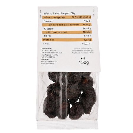 Prune uscate cu nuci, 150 g, Deco Italia 716296