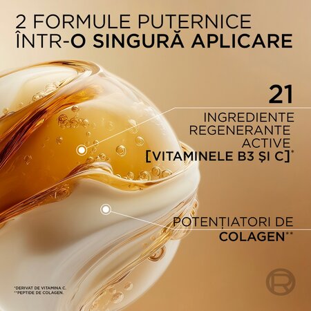 Serum 2 in 1 pentru fermitate Age Perfect Le Duo, 15 ml, LOreal 715717