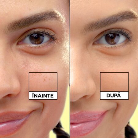 Fluid nuantator cu protectie solara SPF 50+ Nuanta Medie Vitamin C Wonder Tint, 40 ml, Garnier 715753