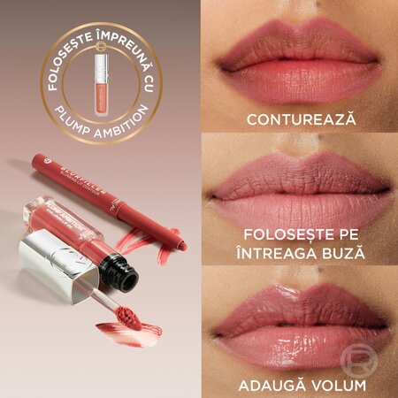 Creion contur pentru buze Nuanta 635 Worth It Medium Blurfiller, 1 g, LOreal 715818
