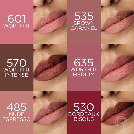 Creion contur pentru buze Nuanta 535 Brown Caramel Blurfiller, 1 g, LOreal 715811
